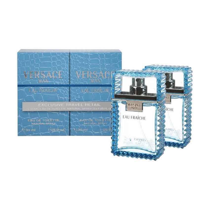 Парфумований набір чоловічий Versace Man Eau Fraiche (туалетна вода, 2*30 мл)